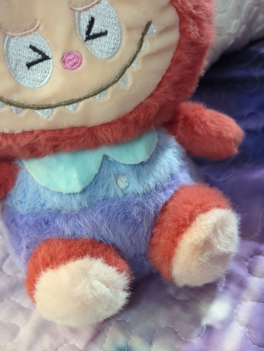 Red Plush Monster Toy - Cute Character Stuffed Doll - Picture 12 of 16